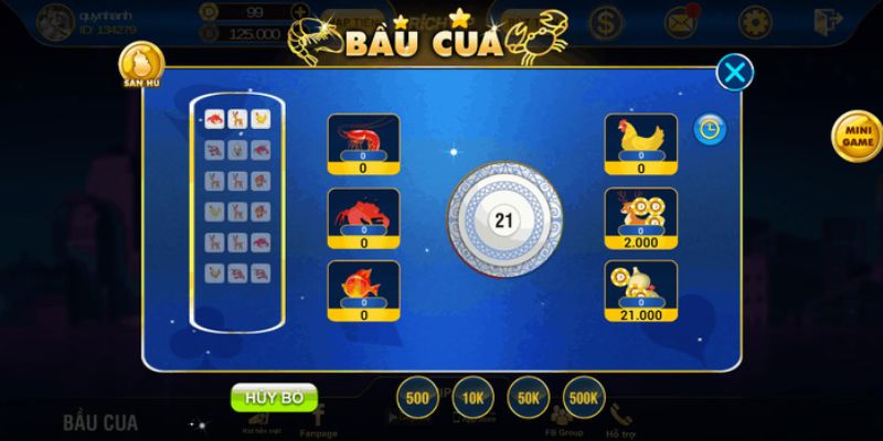 Bầu Cua - Game đỏ đen thú vị