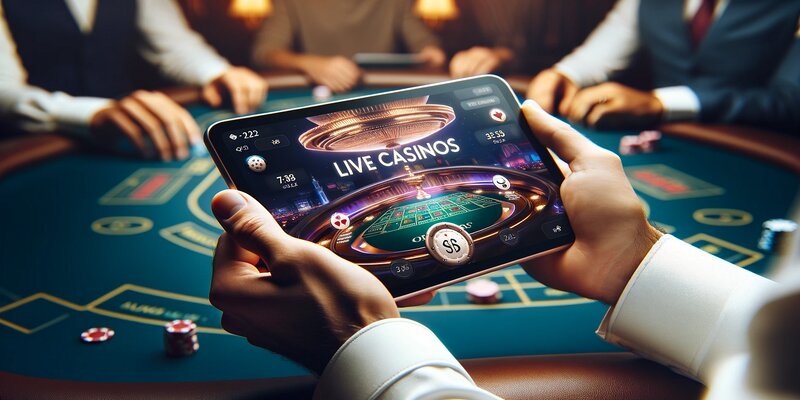 Đa dạng các tựa game casino có hình thức ghi hình và đặt cược trực tiếp